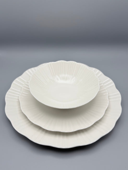 Service Aura blanc, 6 pers / 24 pcs