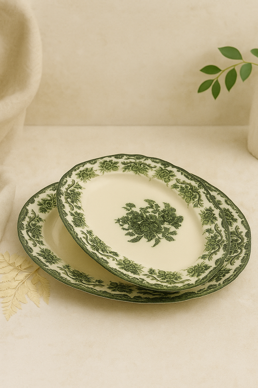 Set de 2 assiettes Vintage