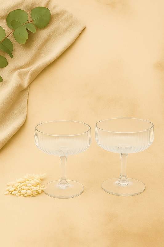 Set de 2 Verres de Champagne Riffle