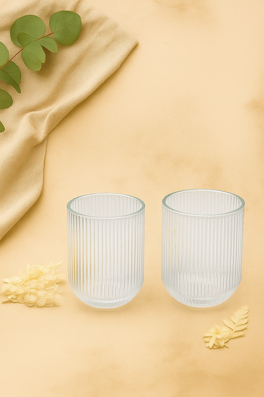Set de 2 verres long cristal