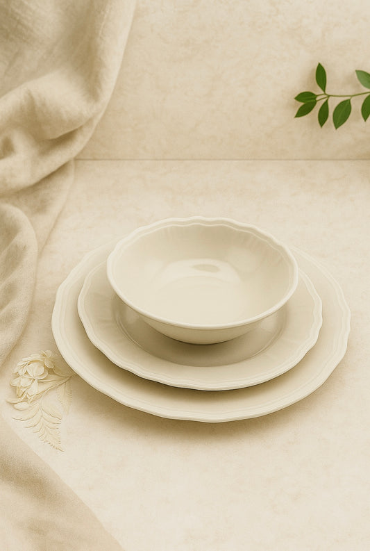 Vaisselle complète 24 pièces Perla